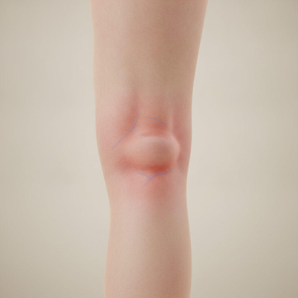 Signs of a Blood Clot in the Leg Leg with swelling and redness indicating potential deep vein thrombosis symptoms